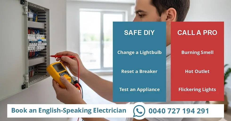 Replacing a flickering light bulb