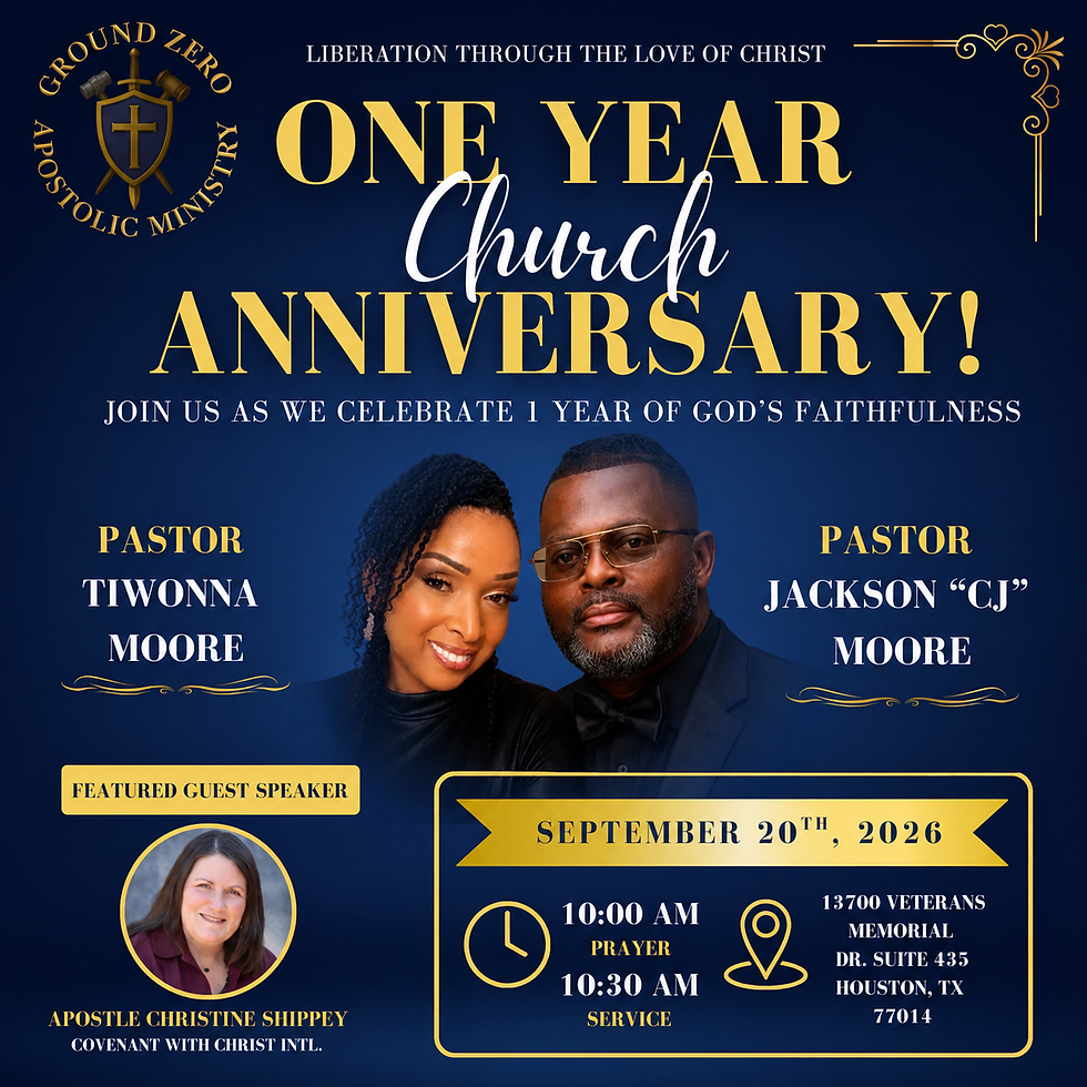 Church Anniversary Celebration