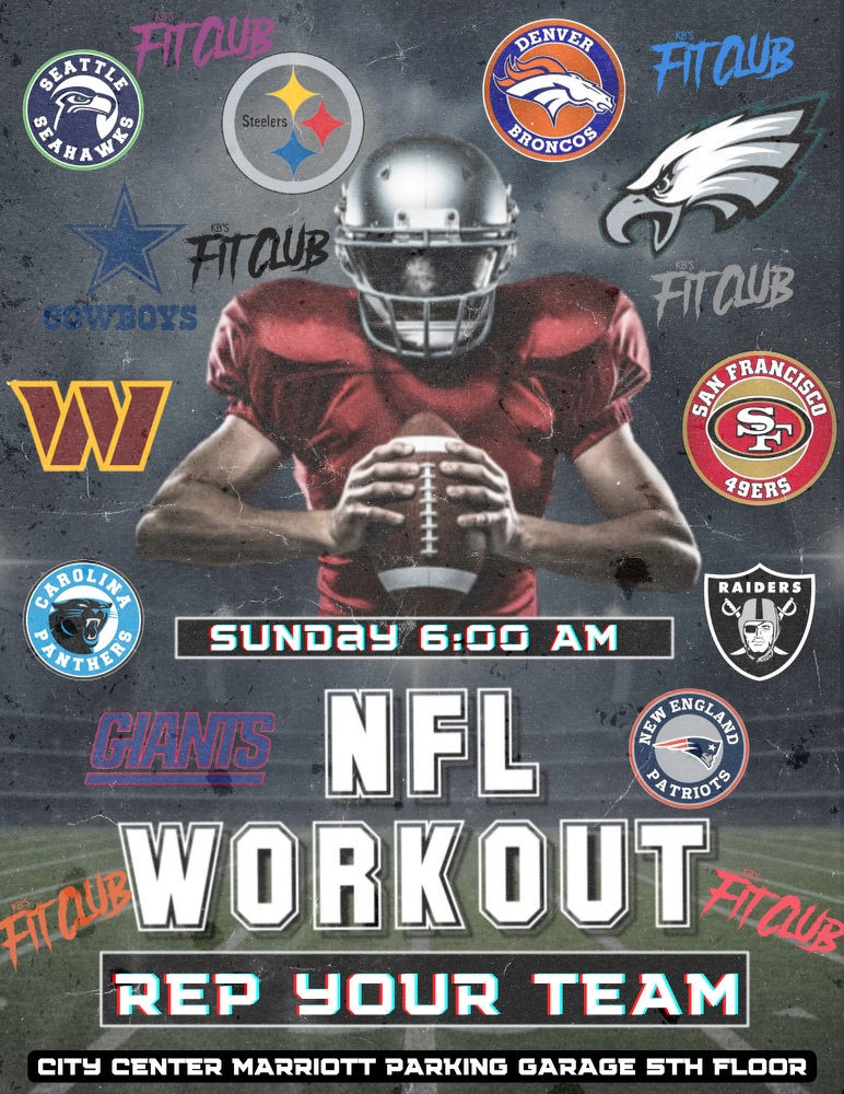 KB's NFL workout Sunday, October 16th @6am 