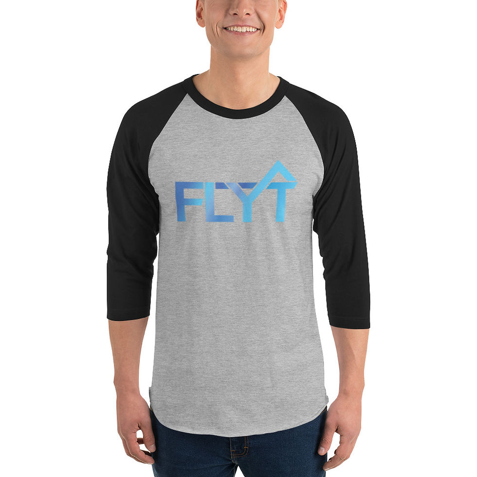 Thumbnail: 3/4 sleeve raglan shirt