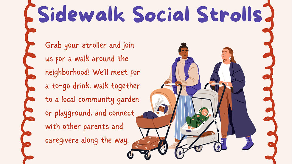 Sidewalk Social Strolls