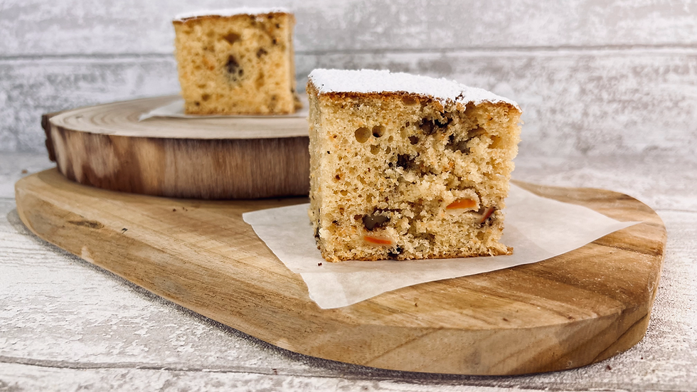 Bizcocho Vegano - Zanahoria y Nueces