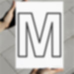 Miniatura: Molde das letras do alfabeto completo em formato vazado, disponíveis em tamanhos A4, prontas para imprimir em PDF