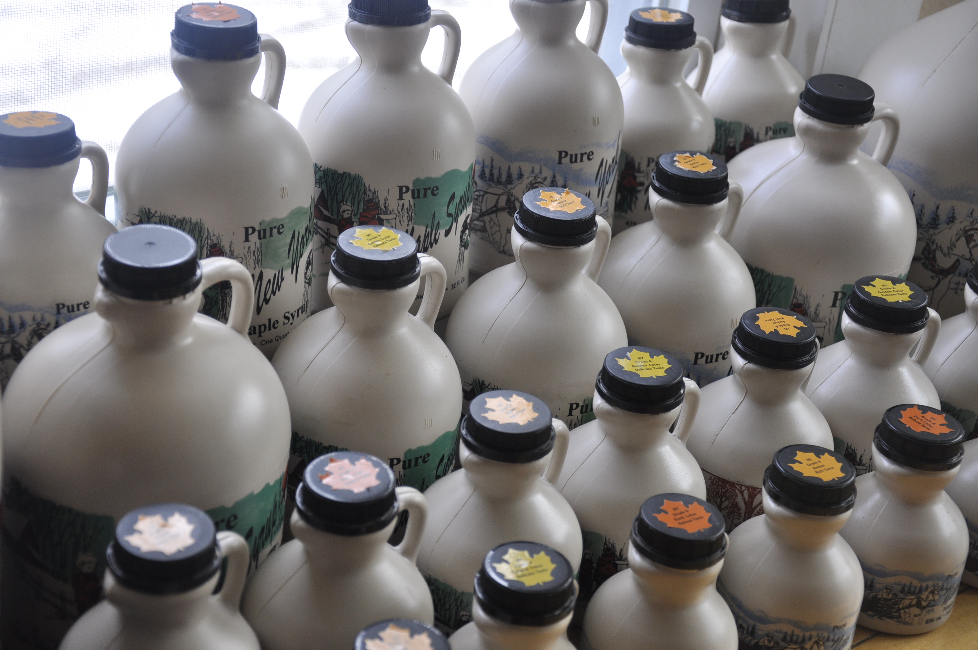 Maple Syrup Plastic Bottles