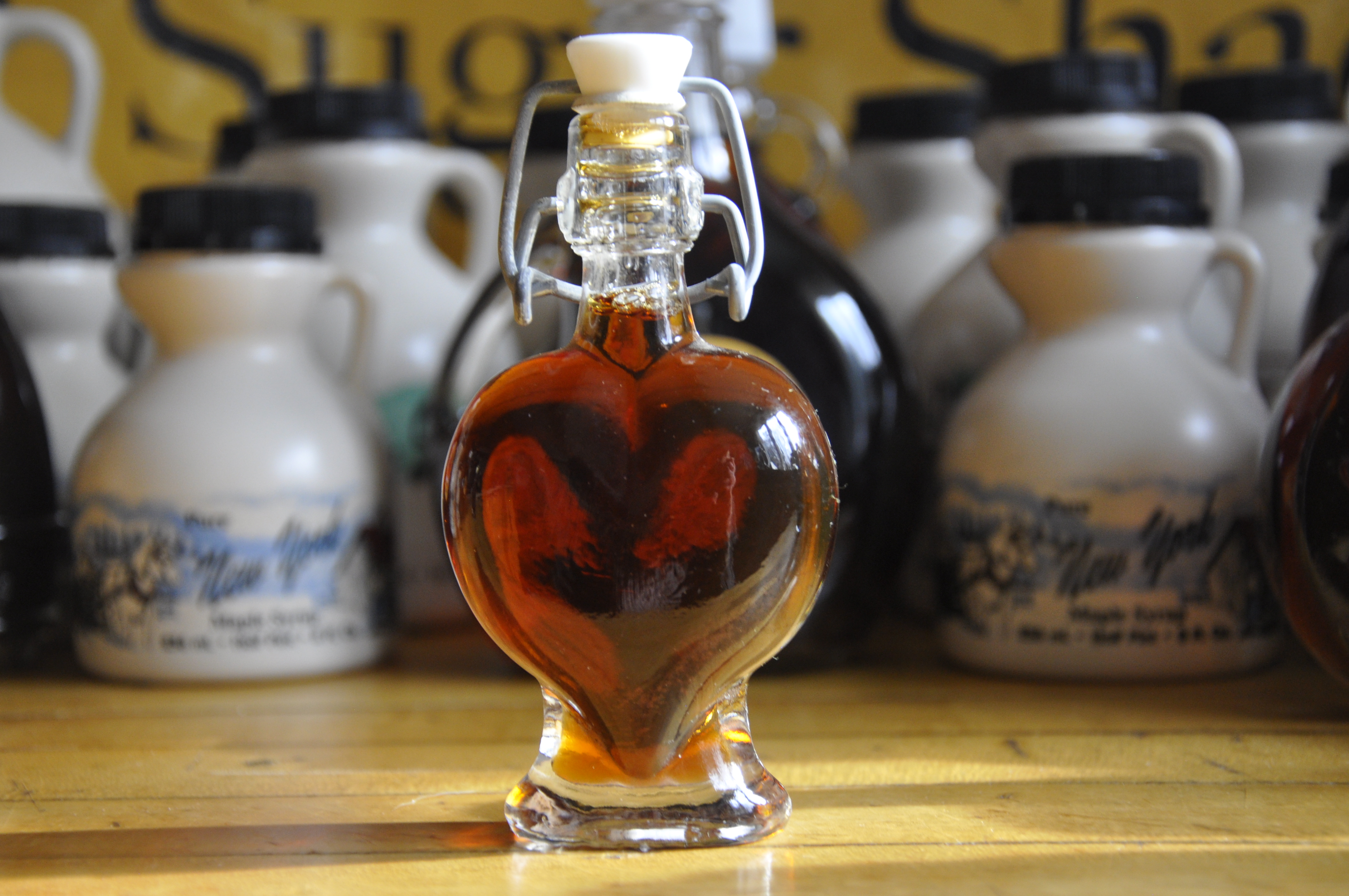 Glass Specialty Bottle - Heart