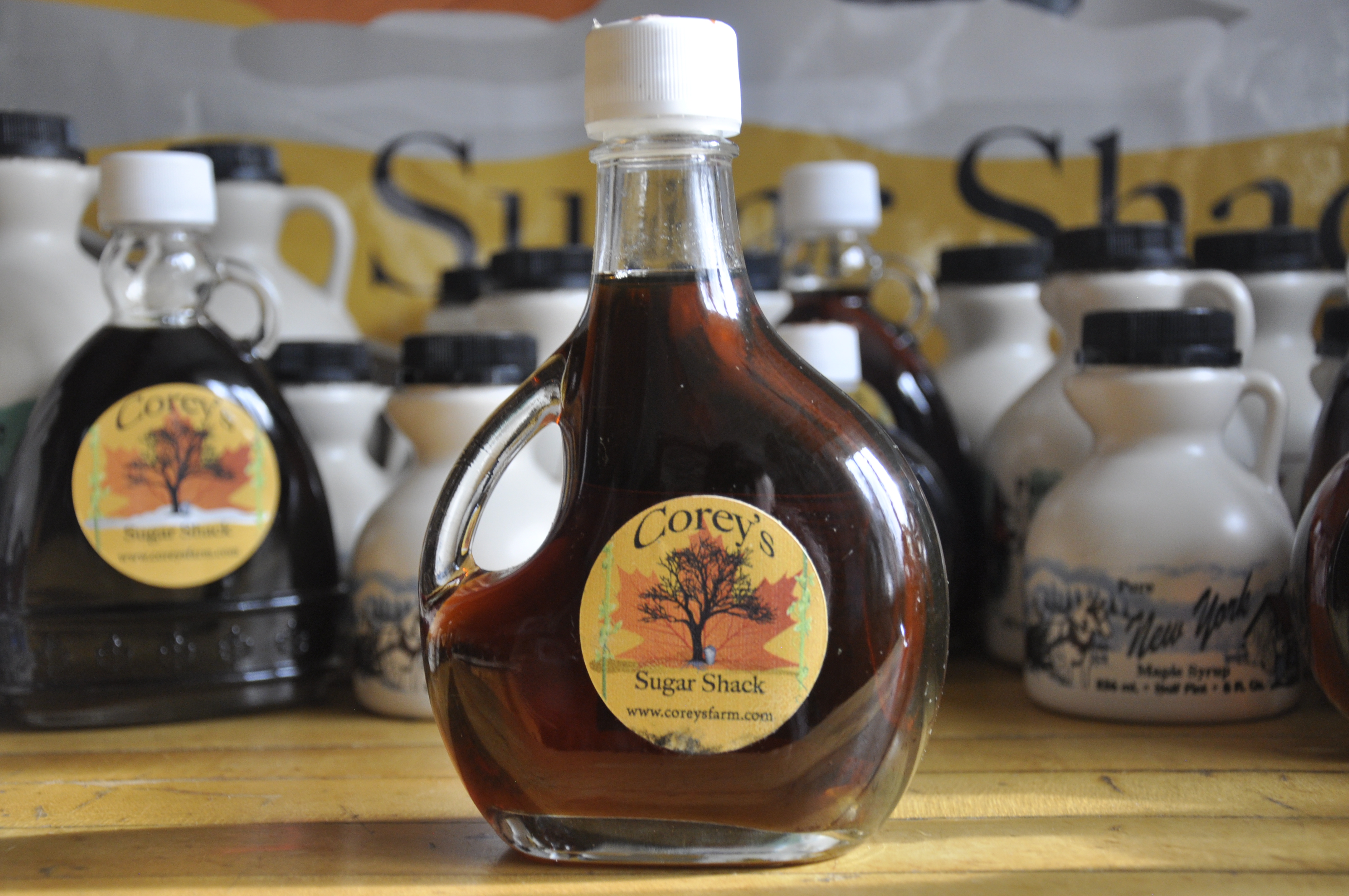 Maple Syrup Glass Bottle
