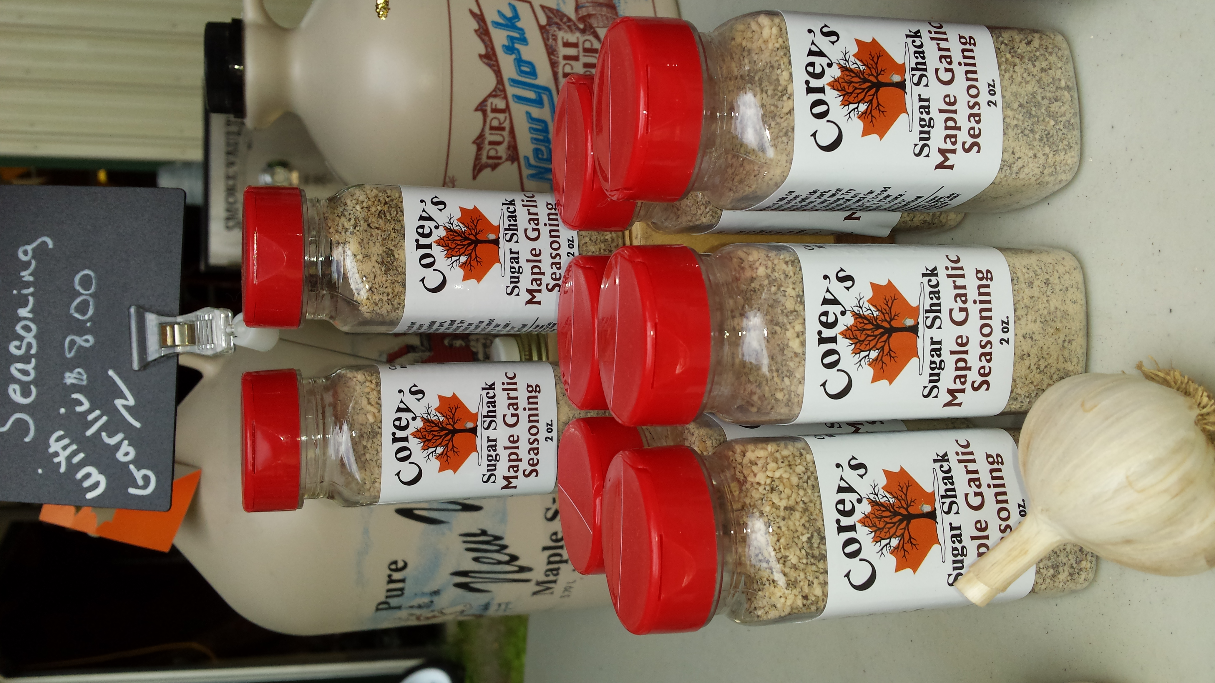 Maple Garlic Rub