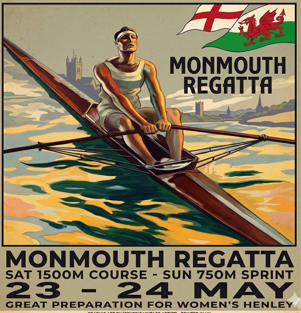 Rowing, cake and beer on the River Wye