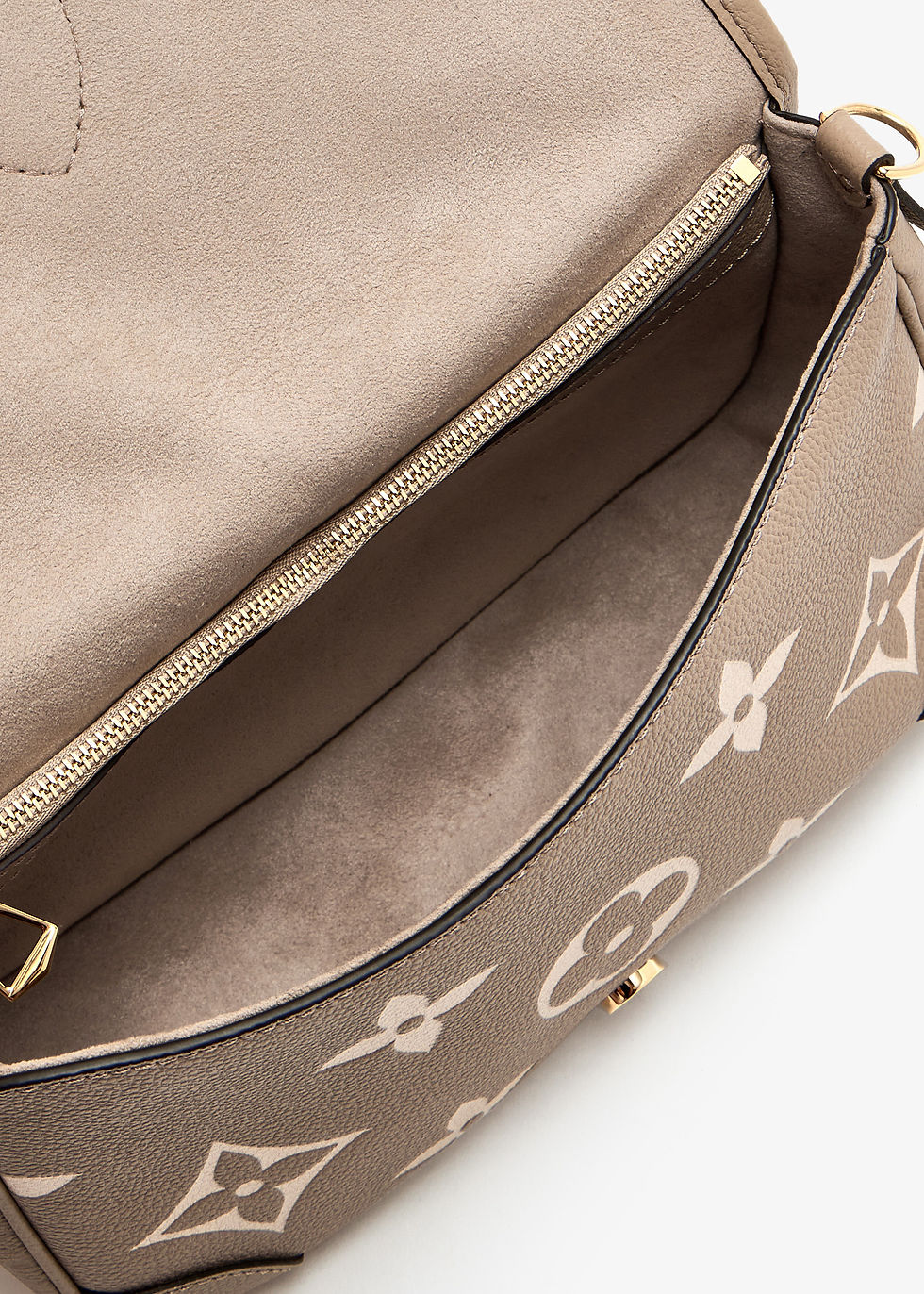 Thumbnail: Louis Vuitton Pre-Loved Diane Giant crossbody bag Taupe Leather Women Cross Body