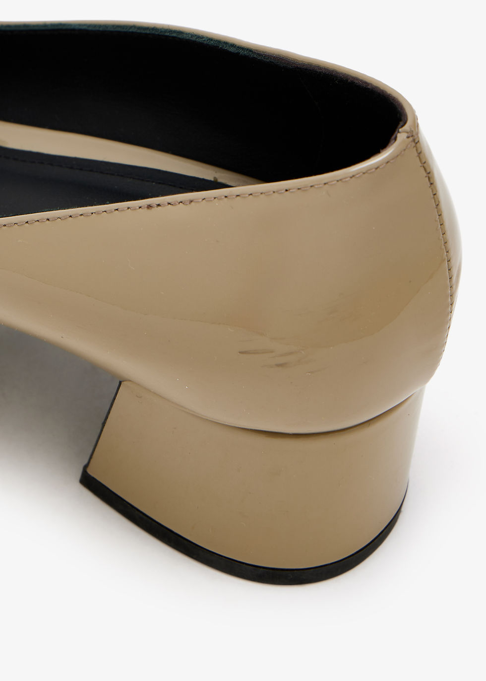 Thumbnail: Bottega Veneta Pre-Loved Intrecciato pumps Taupe Patent Leather Women Closed