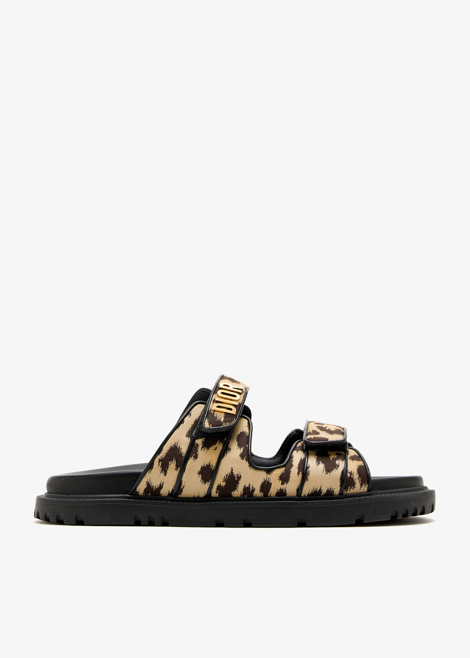 Dioract leopard-print sandals