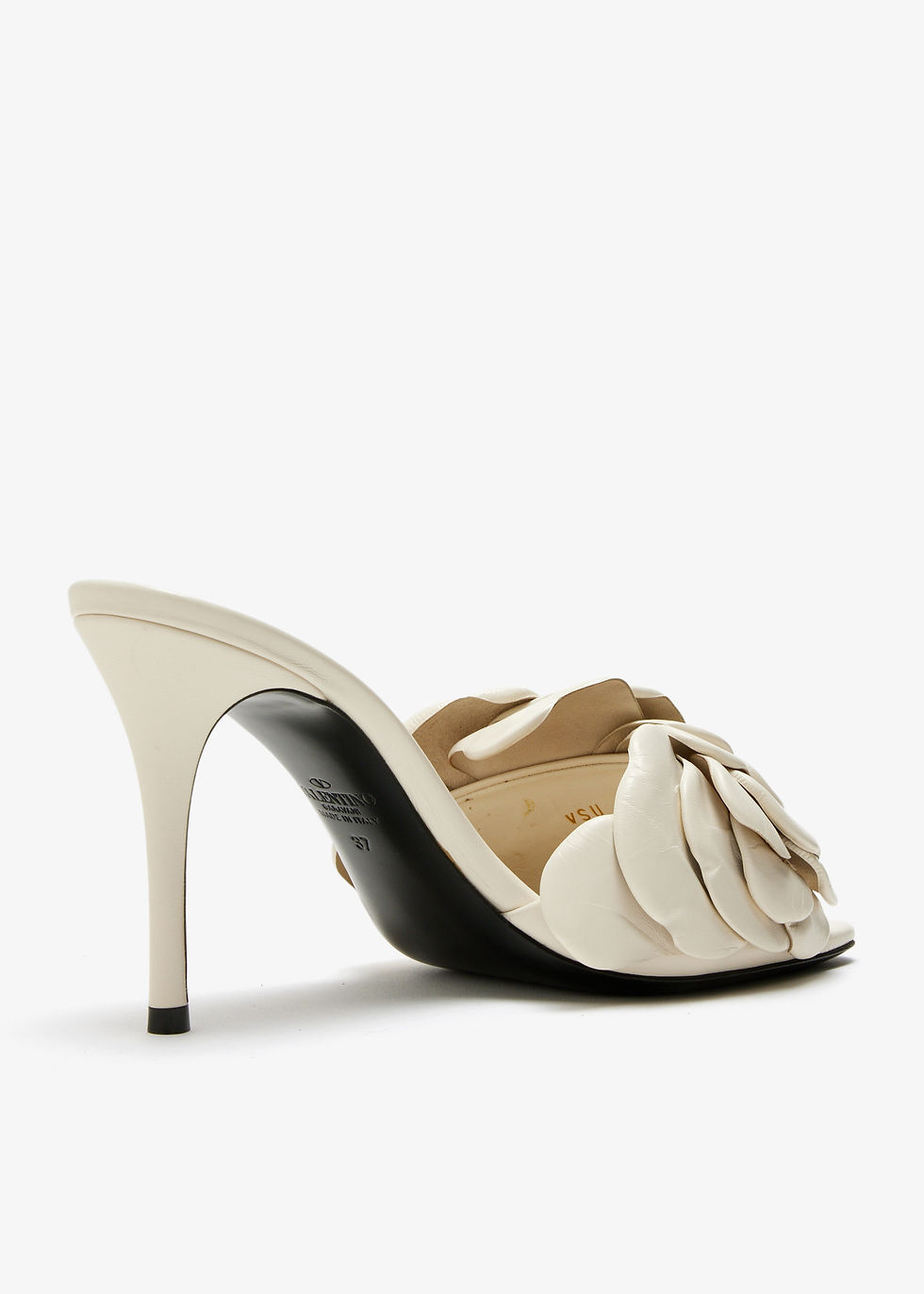 Thumbnail: Valentino Garavani Pre-Loved Atelier 03 mules White Leather Women