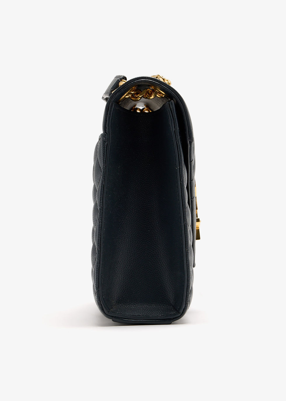 Thumbnail: Saint Laurent Pre-Loved Envelope Medium shoulder bag Black Calf Leather Women