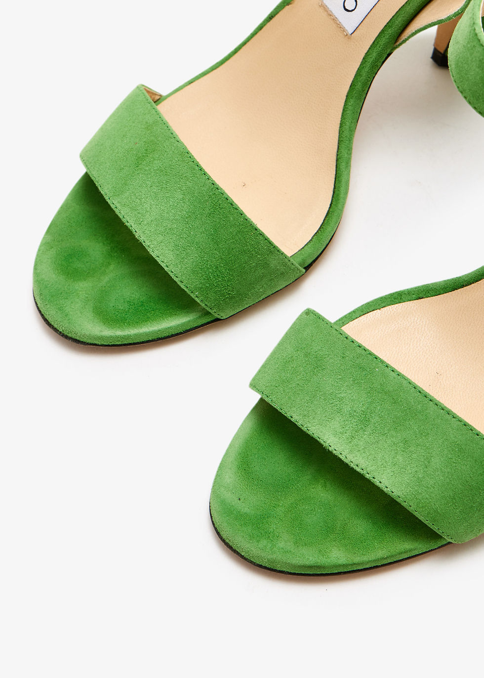 Thumbnail: Jimmy Choo Pre-Loved Mischa 85 sandals Green Suede Women