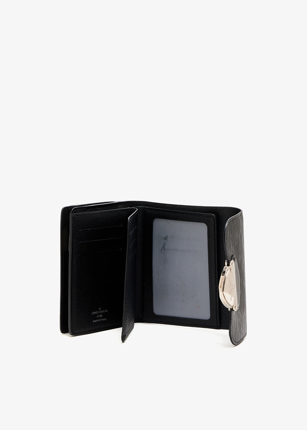 Thumbnail: Louis Vuitton Pre-Loved Joey trifold wallet Black Leather Women Wallets