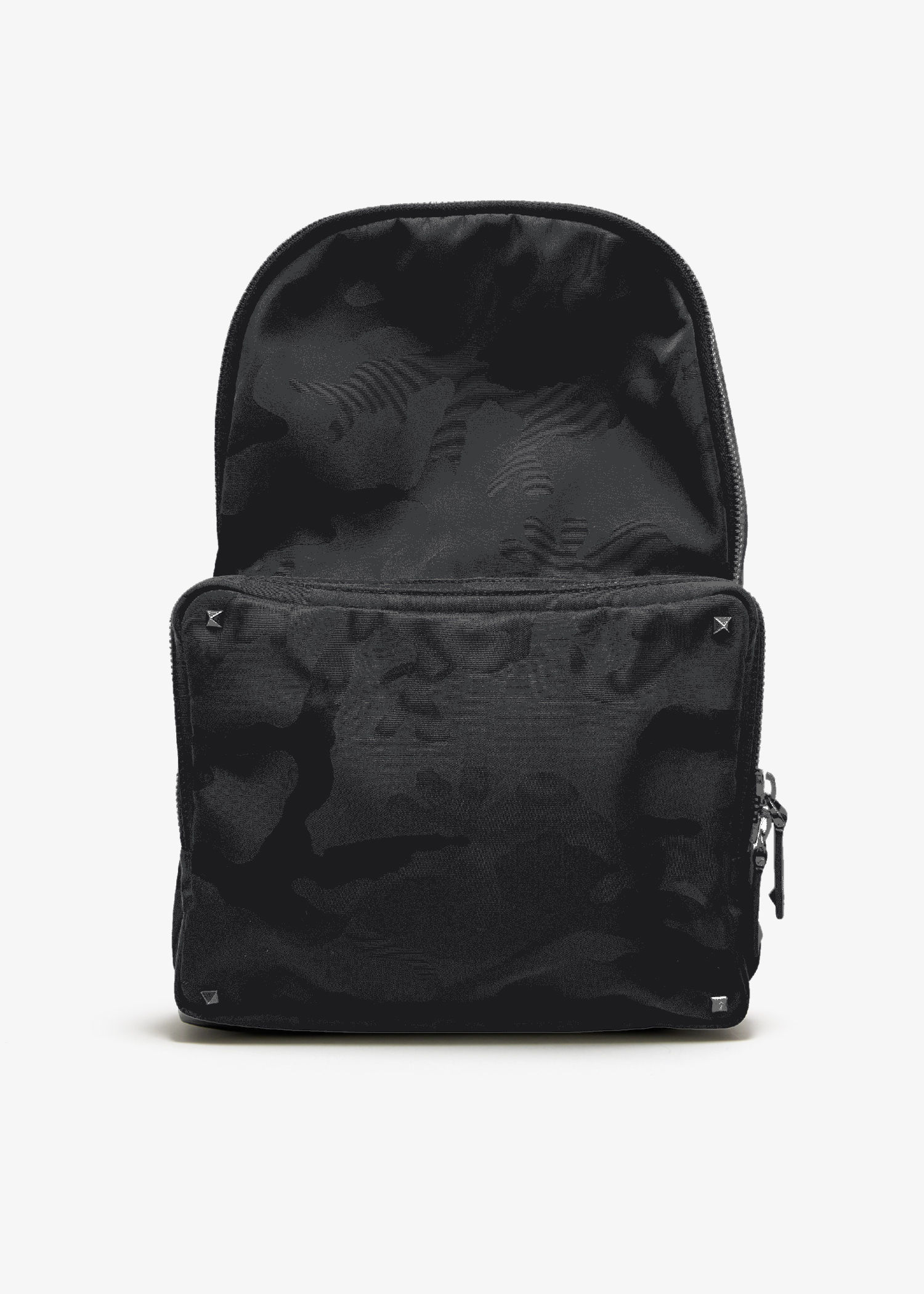 Camouflage jacquard backpack