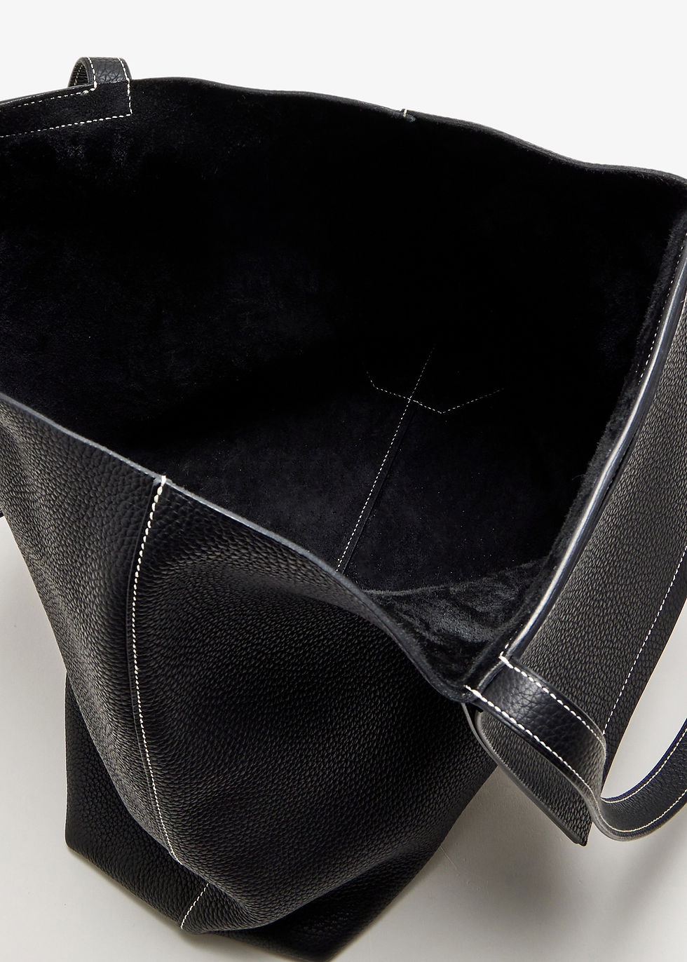 Thumbnail: Hermès Pre-Loved Cabasellier 46 tote bag Hermes Black Leather Women Totes