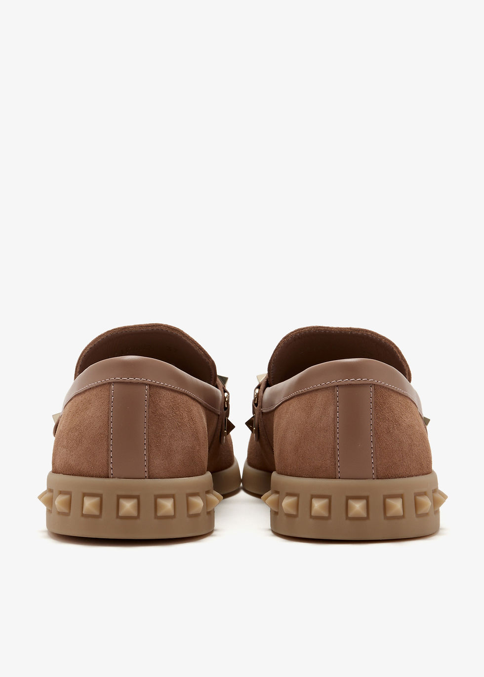 Thumbnail: Valentino Garavani Pre-Loved Leisure Flows loafers Brown Suede Women