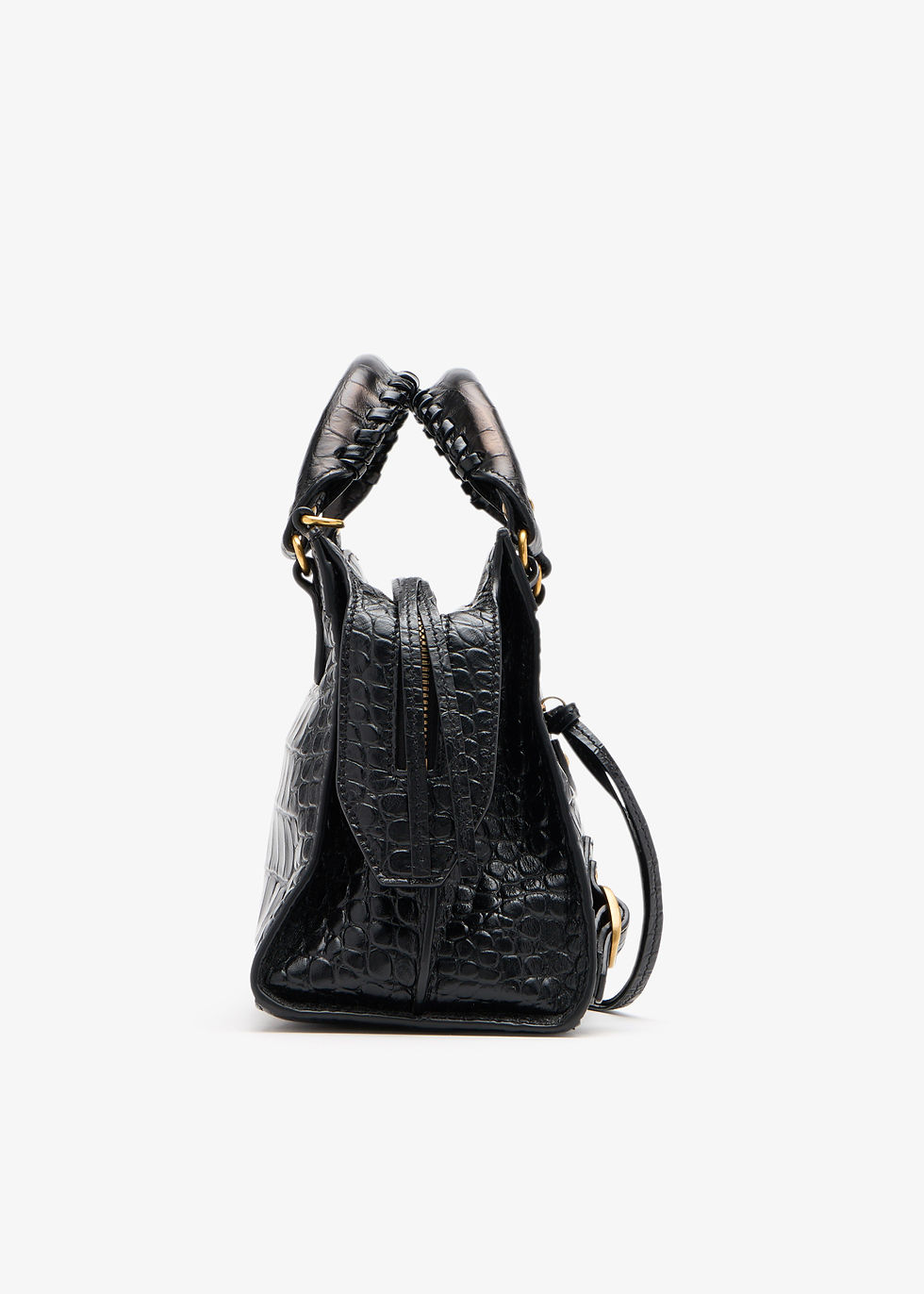 Thumbnail: Balenciaga Pre-Loved Neo Classic City bag Black Lambskin Leather Women Top