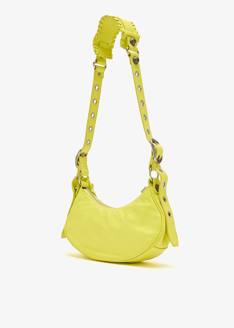 Thumbnail: Balenciaga Pre-Loved Le Cagole XS bag Yellow Leather Women Shoulder Bags