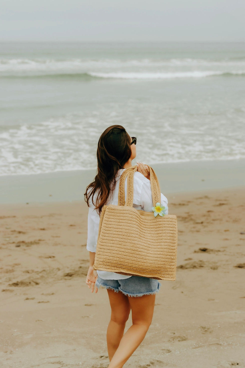 Miniatura: BOLSO PLAYA RAFIA ARENA