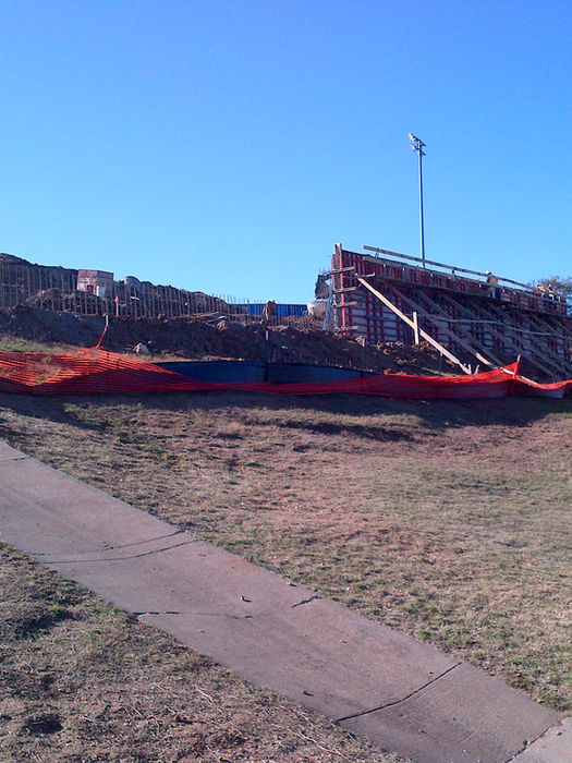 Doskocil Athletic complex under construction