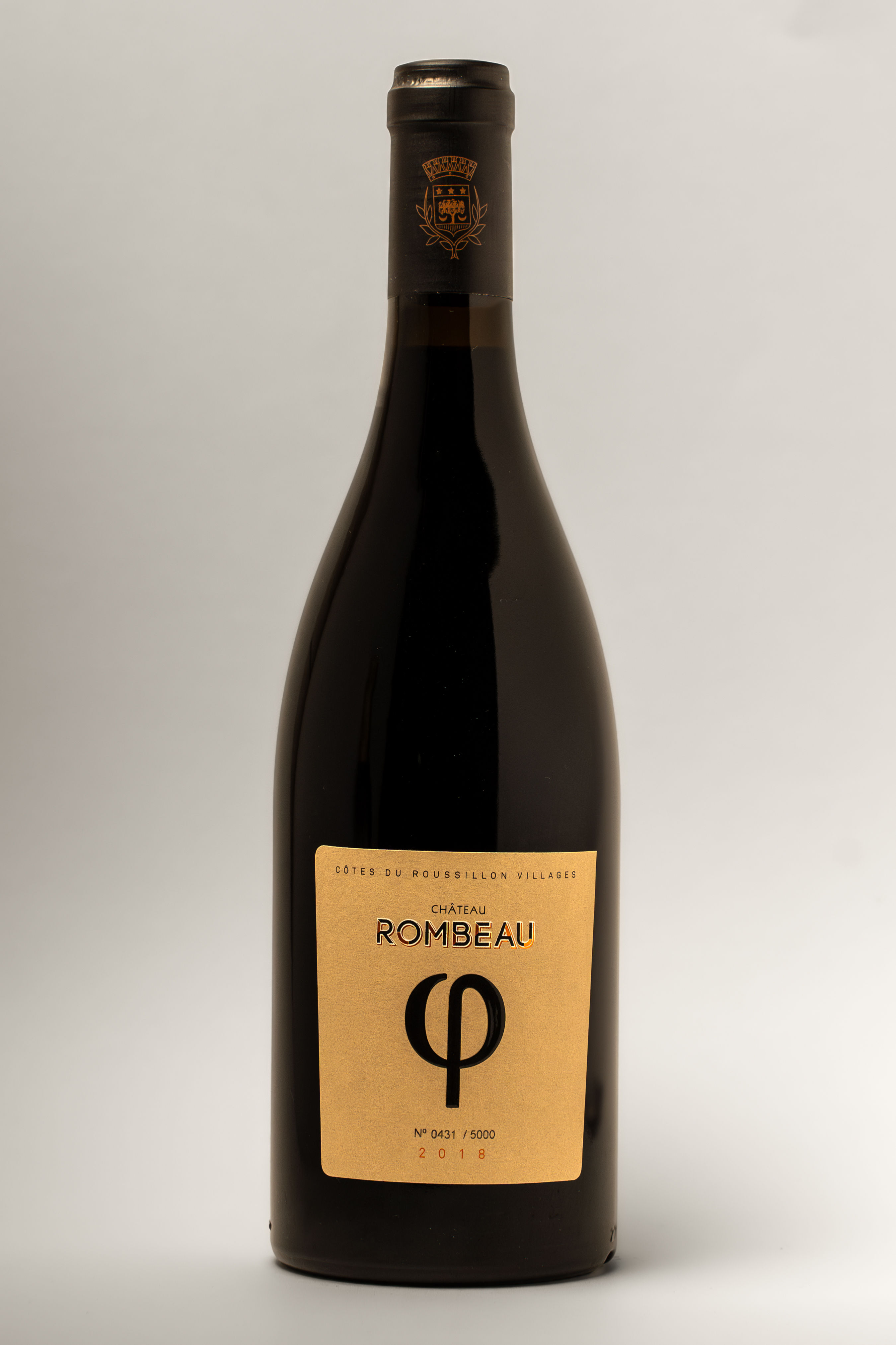 RIVESALTES DOMAINE DE ROMBEAU "CUVEE PHI"  AOP COTES DU ROUSSILLON  ROUGE