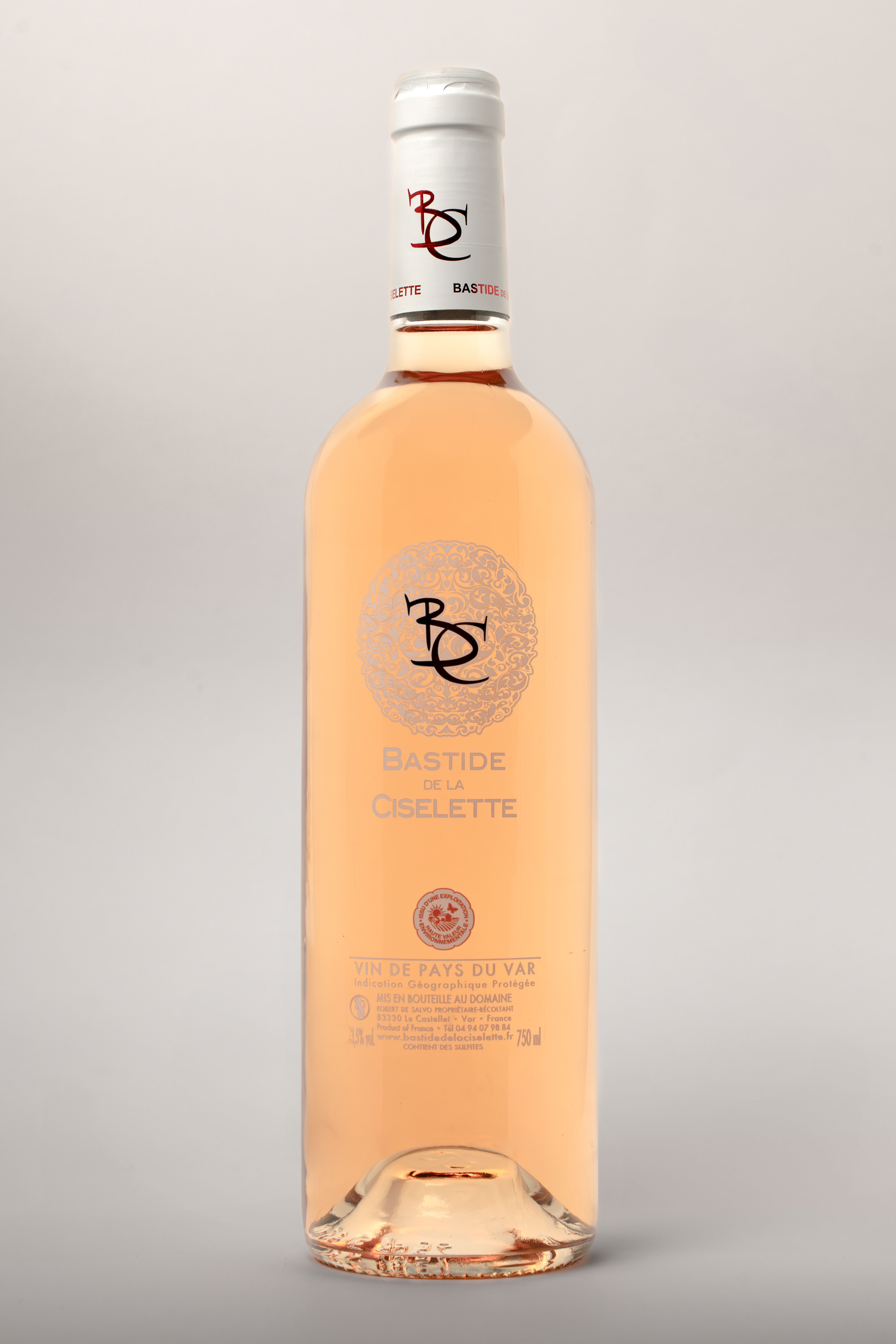 VIN DU PAYS DU VAR BASTIDE DE LA CISELETTE ROSE