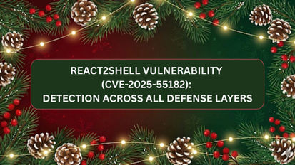 React2Shell Vulnerability (CVE-2025-55182): Detection Across All Defense Layers