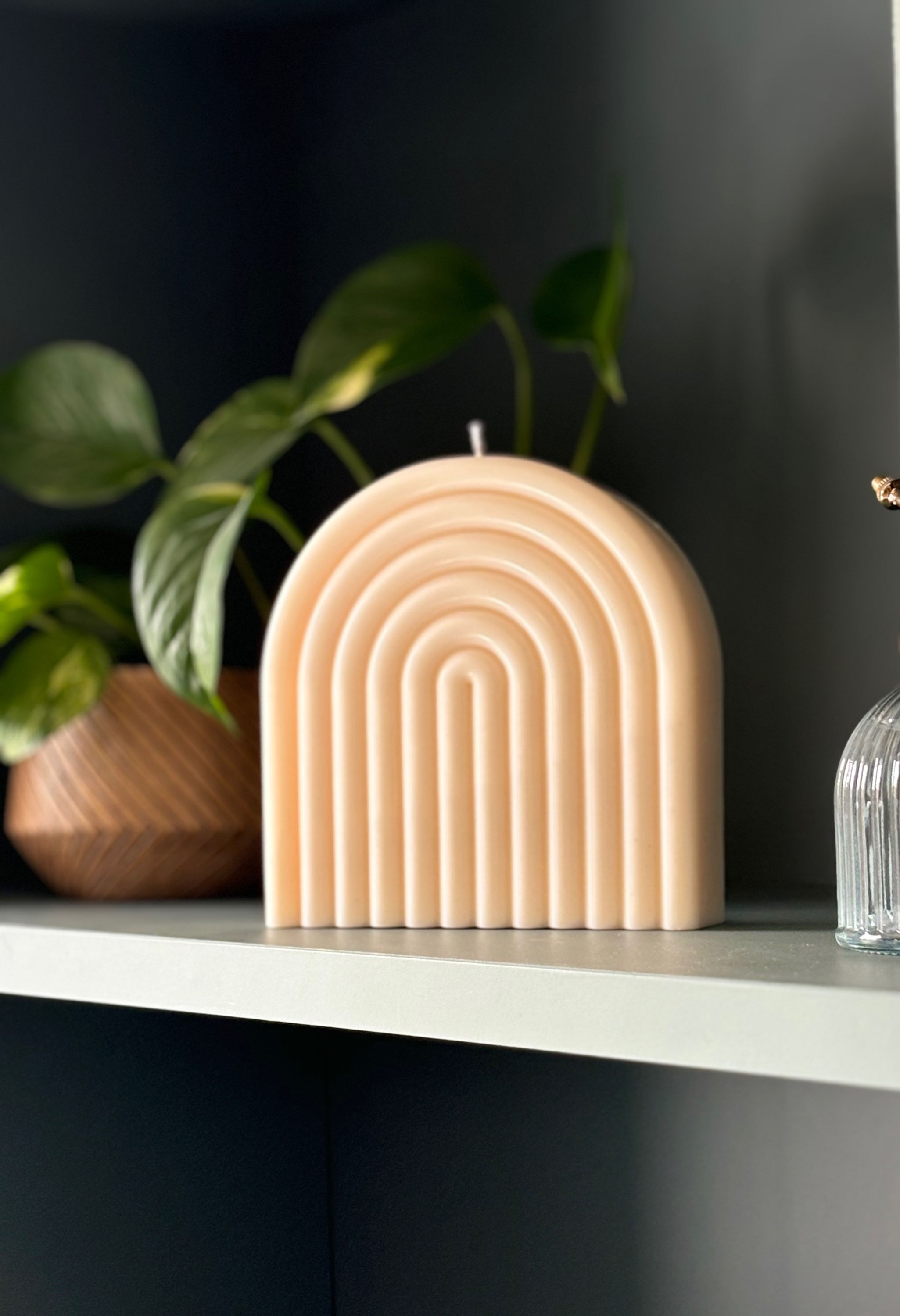 Hope - rainbow arch candle