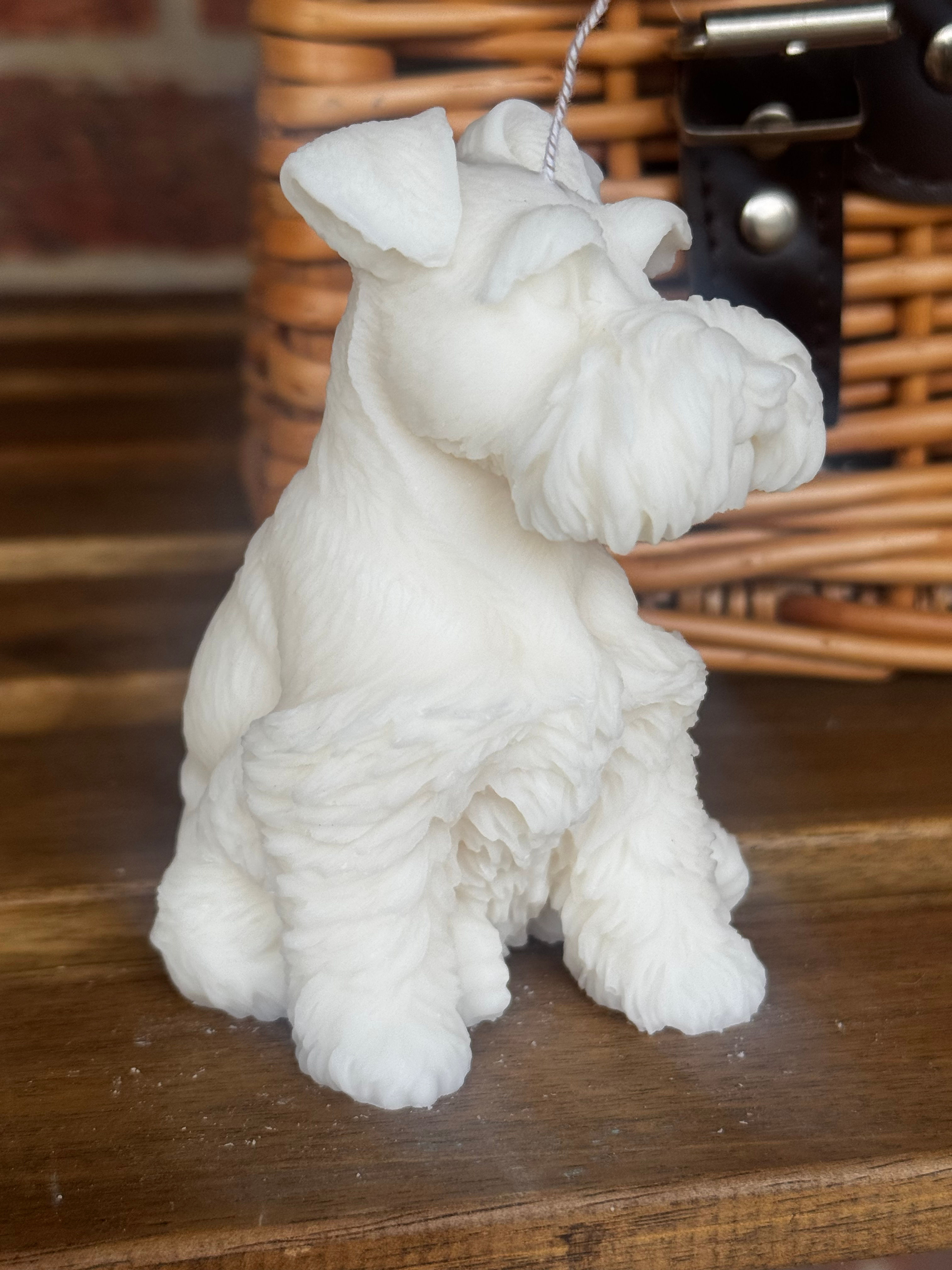 Schnauzer soy wax candle