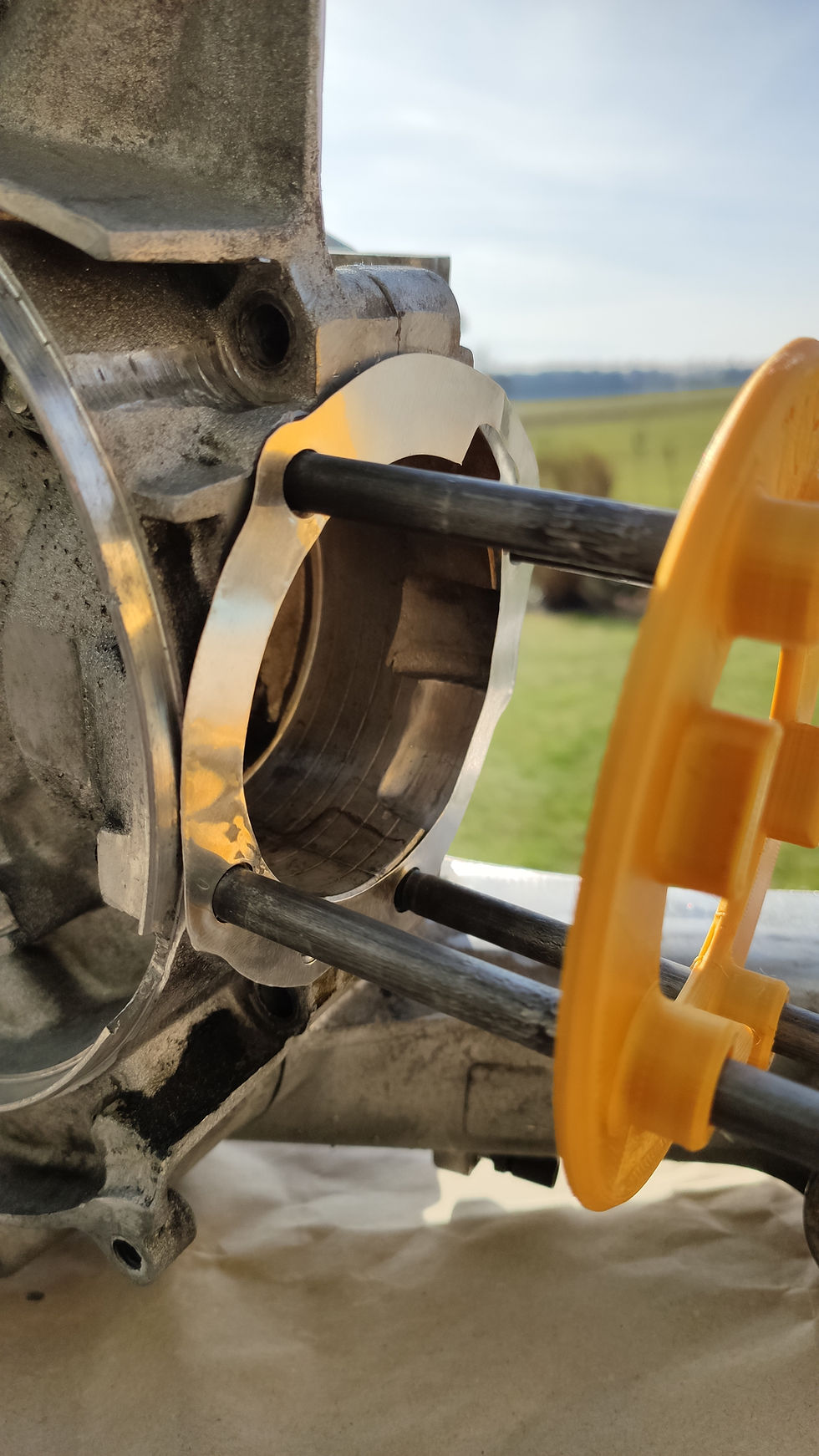 Miniaturbild: Vespa PX, Rally 200 Zylinderfußdichtung Montagehilfe