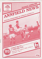 2 Home v Celtic XI Charity Match 5:8:89.