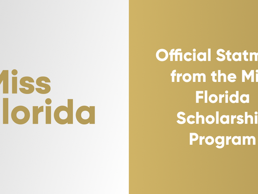 Miss Florida Scholarship Program Statement