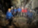 Team shot in the cave 