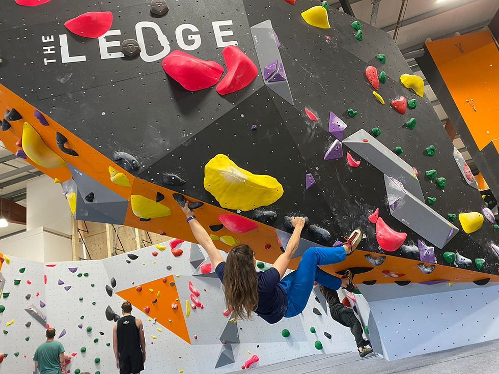 Scottish indoor rock climbing
