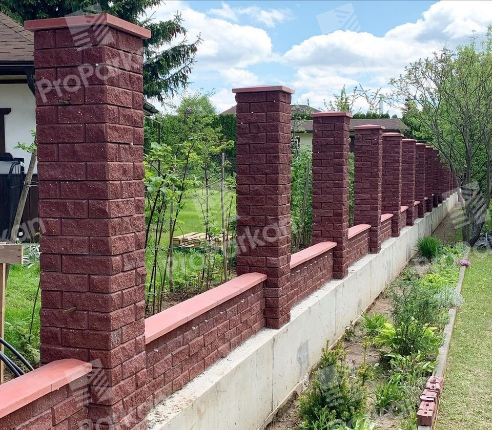 Столбы из красного кирпича цена 