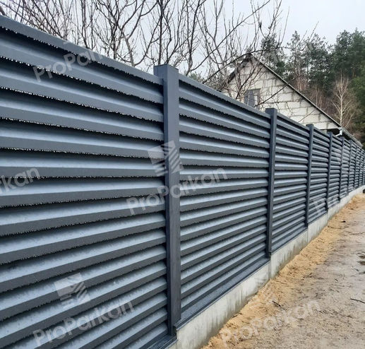 Забор жалюзи под ключ 