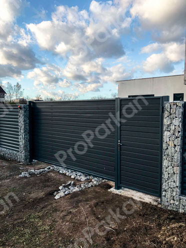 ворота из профнастила