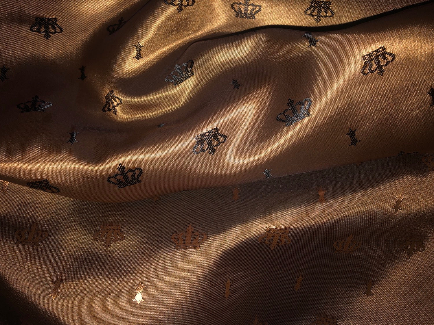 Futterstoff Jacquard Krone 20mm