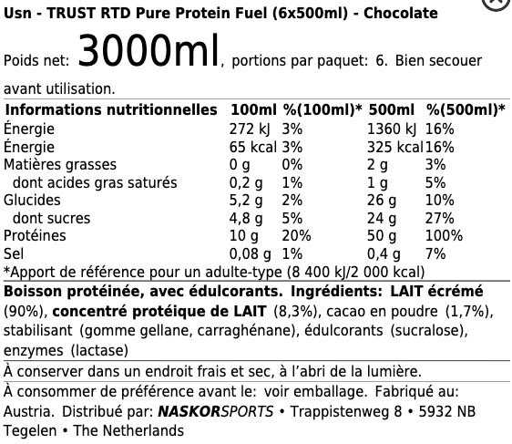 Miniature : USN | TRUST RTD Pure Protein