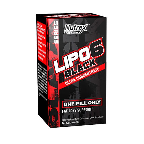 Nutrex Lipo6 Black Ultra Concentrate Fat burner Bruleur de graisses Perte de poids
