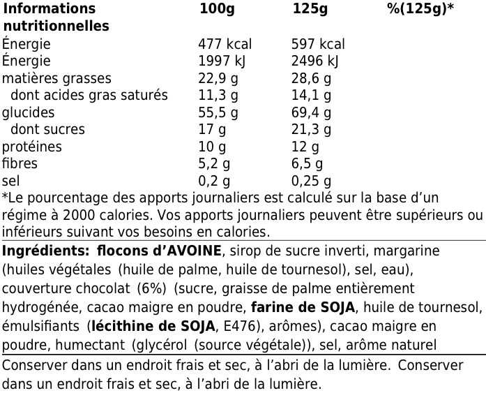 Miniature : Energy Cake 125g