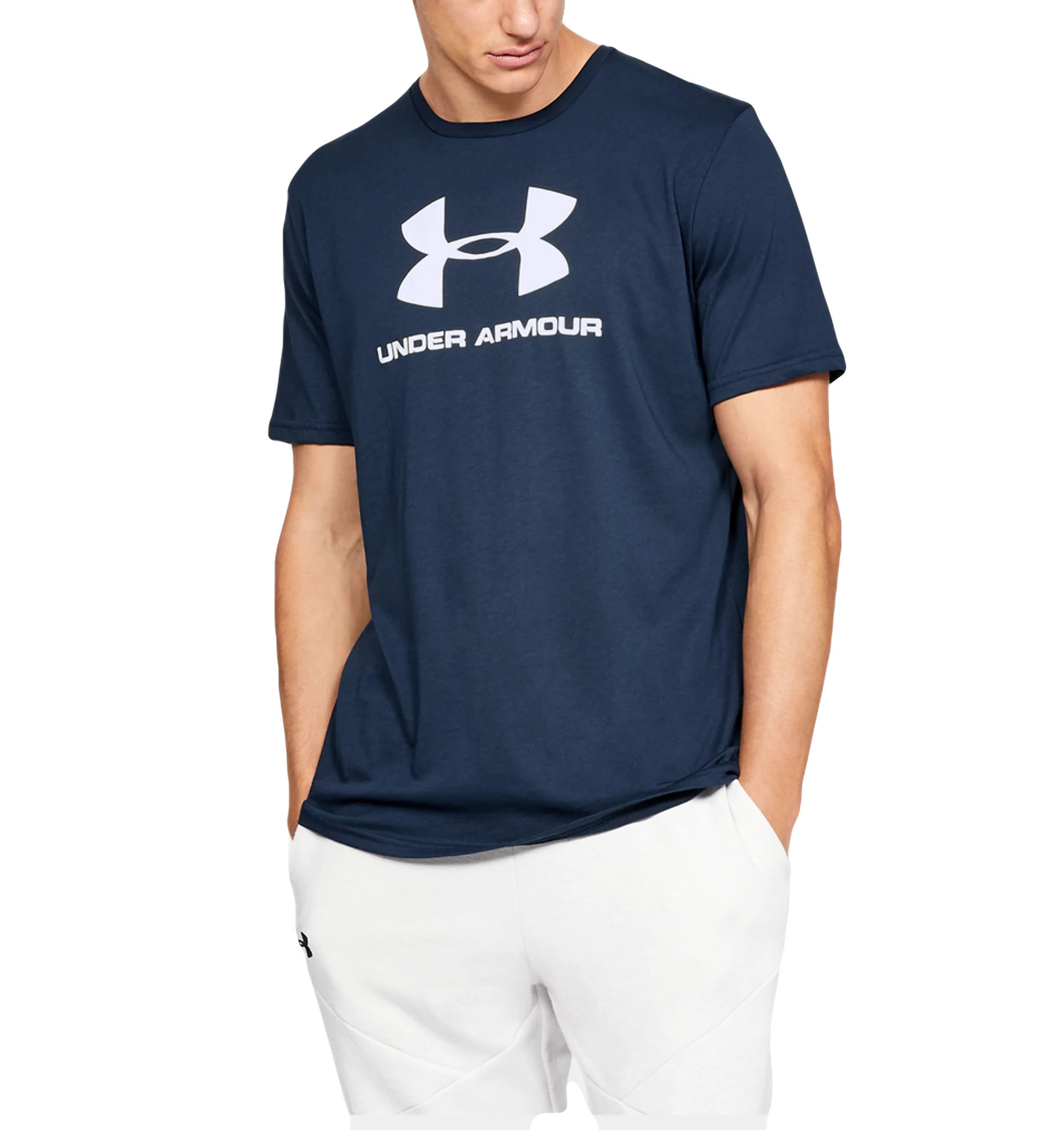 Under Armour T-Shir Bleu Sportstyle Logo