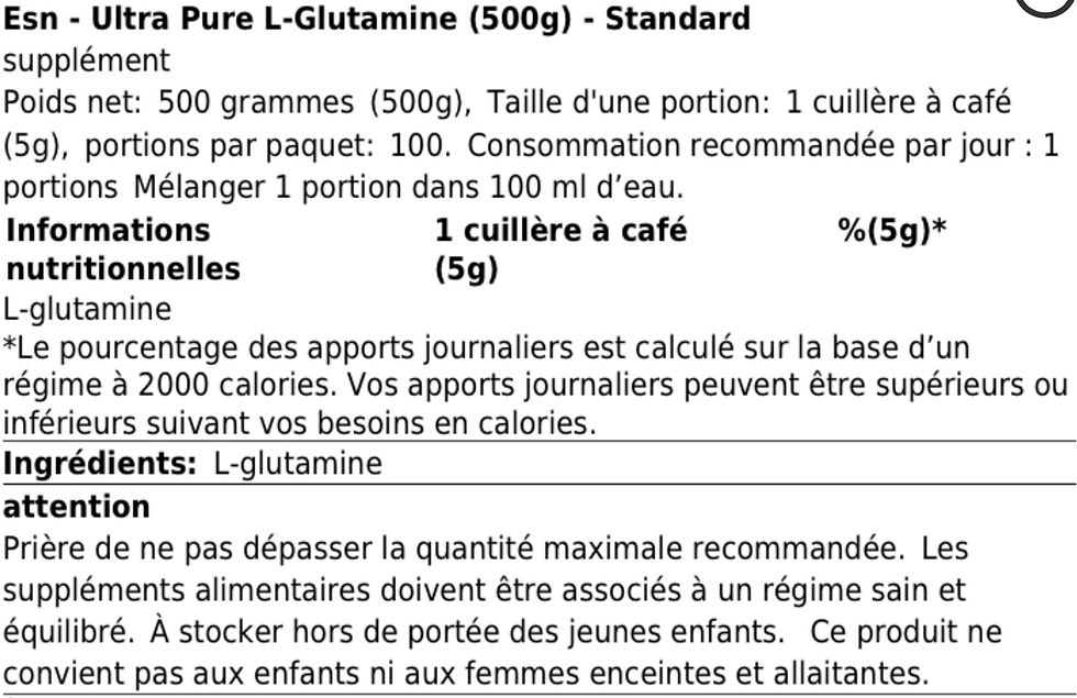 Miniature : ESN | L-Glutamine