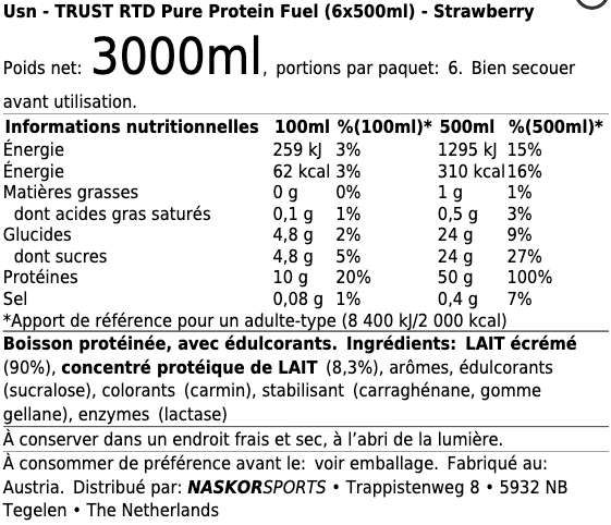 Miniature : USN | TRUST RTD Pure Protein