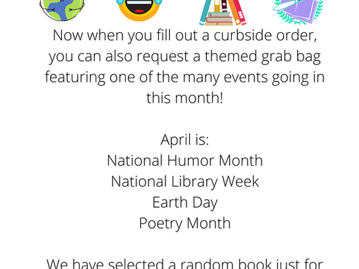 What's happening this month? - April