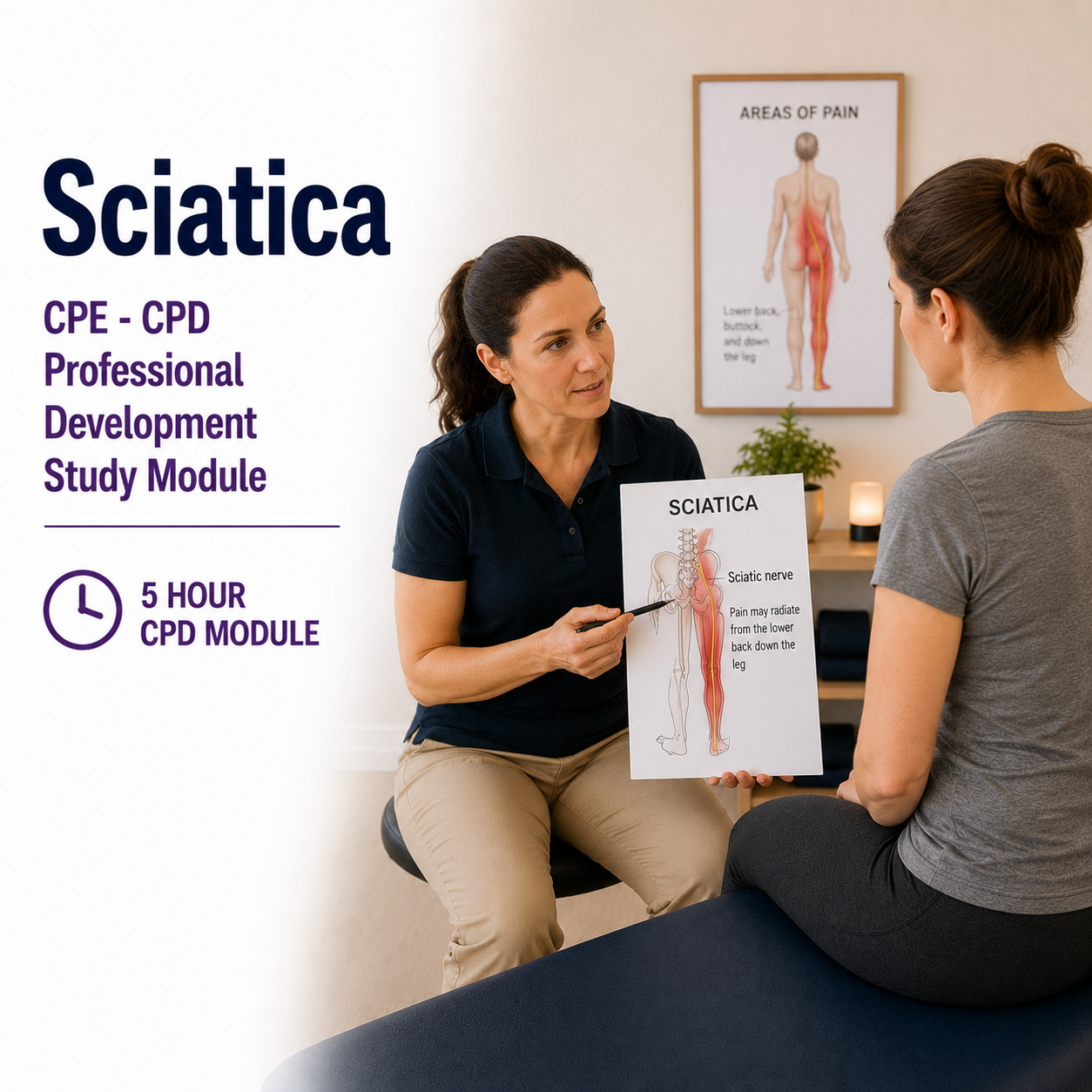 Cpd Modulo Sciatica CPE-CPD Professional Development Study Module | Massage CPE-CPD