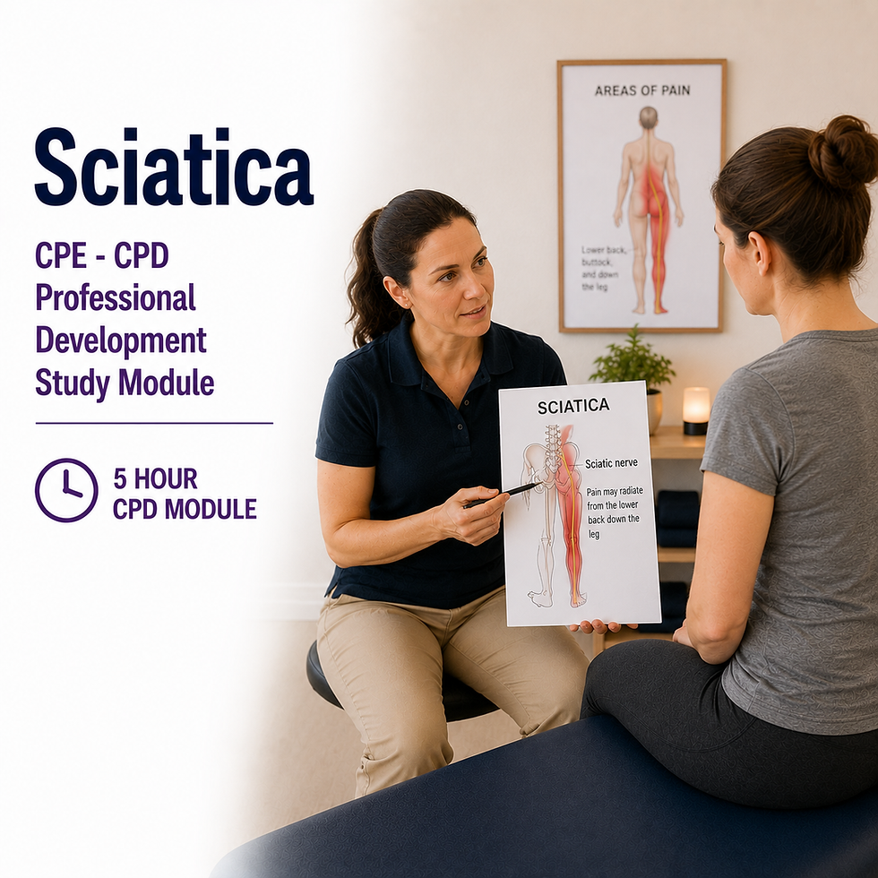 Sciatica CPE-CPD Professional Development Study Module
