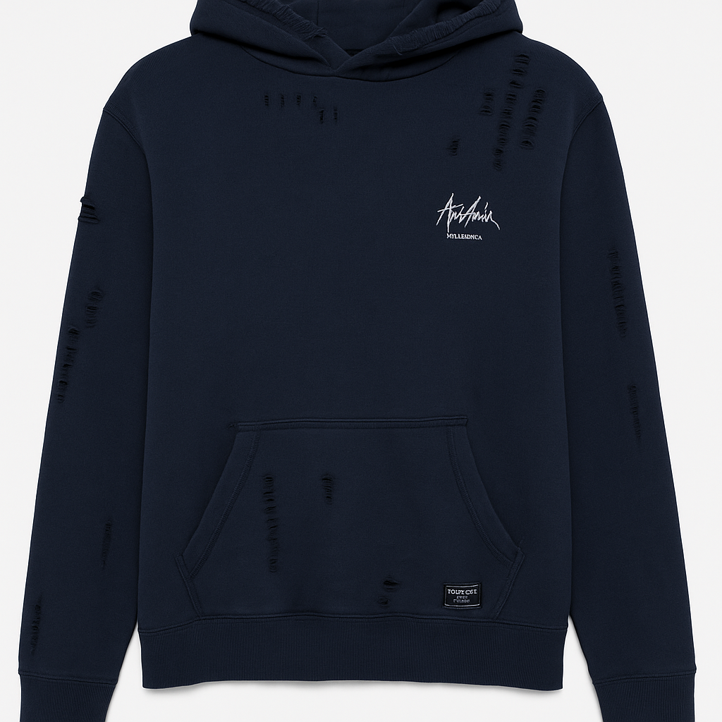 Aztlanda Distressed Hoodie